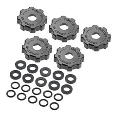 10x Propane Natural Gasket O-Ring w 5x Gas Tank Cylinder Connector Hand Wheel