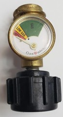 Gas Watch Brass Propane Level Indicator and Safety Gauge TVL-212R
