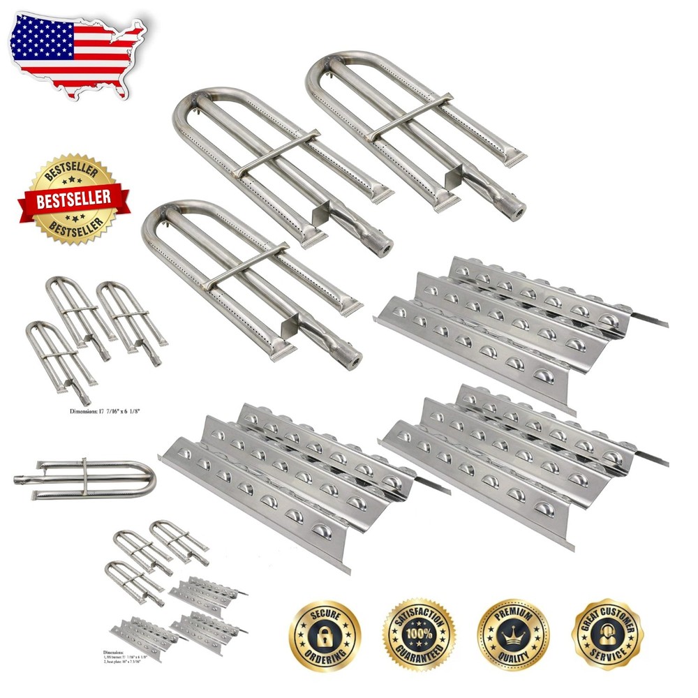 Perfect Flame Grill Burner Heat Plate Repair Kit – Top-Grade Stainless Steel