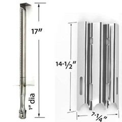 Jenn Air JA580, JA460, JA461, JA461P, JA480, Heat Shield & Gril Burner Kit