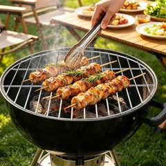 Round Charcoal Grate Heat-Resistant Replacement Parts BBQ Charcoal Steadfast