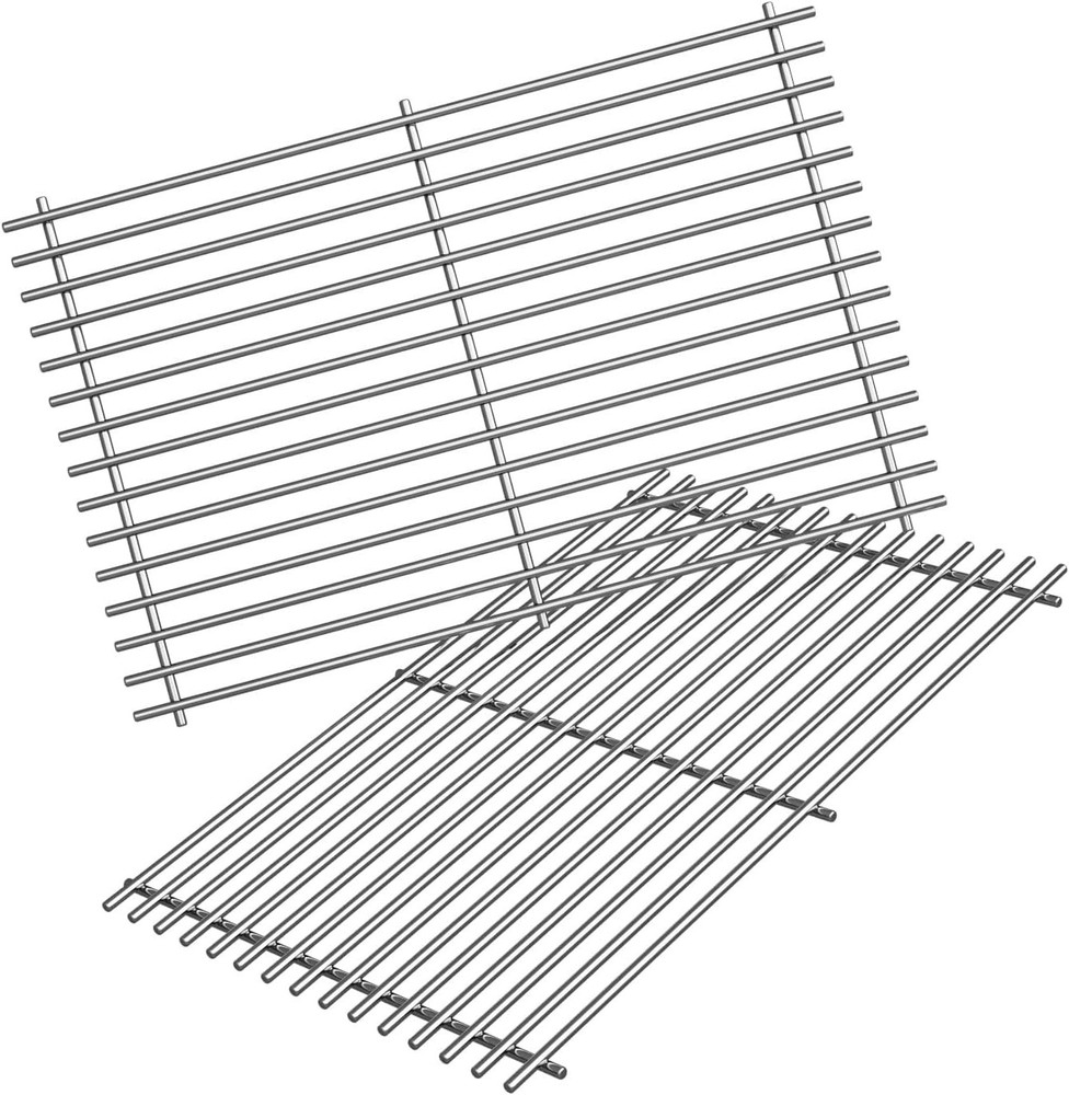 Grill Cooking Grates 2pcs 19.5″ Stainless for Weber Genesis E310 E320 S310 S320