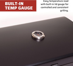 Premium Hinged Lid Barbecue Box for 2-Burner Grills