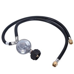 GasSaf 2 Feet Y-Splitter Low Pressure Propane 2 Feet, propane splitter hose 1