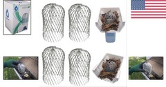 Non-Corrosive 3 Inch Gutter Guard Set – Quick Install Aluminum Drain Protectors