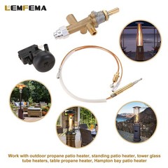 Lemfema Propane Gas Patio Heater Repair, Replacement With Thermocouple, Gold