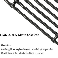 19.75″ Cast Iron Cooking Grates Replacement – 4-Pack for Charcoal Grills