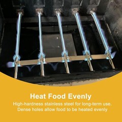 Grill Replacement Parts 4 Burners/Shields/2 Ignitors See Description for Fitment