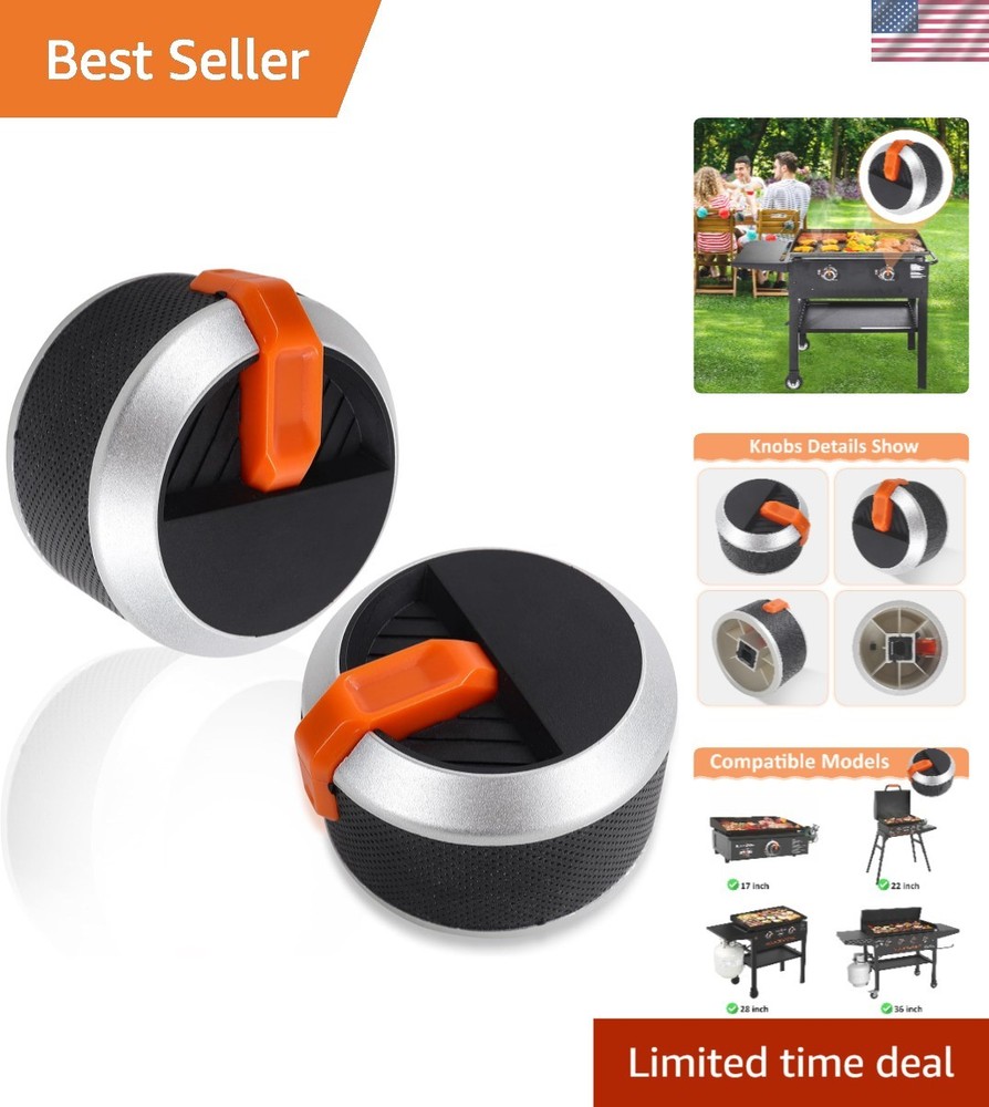 Blackstone Griddle Knob Replacement – Secure Fit, 2 Pack for 17-36 Inch Griddles