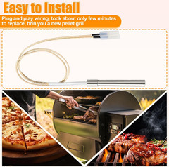 Hot Rod Igniter Kit for Pit Boss, Compatible with Pitboss, Traeger, Camp Chef Gr