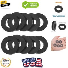 Propane Gas Adapter O-Rings, 10Pcs Propane Tank Gasket, Soft Rubber O-ring OD…