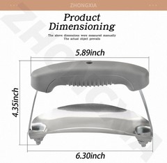 80672 Charcoal Lid Handle & Shield Kit – Only Works for lids with 2 Handle Holes