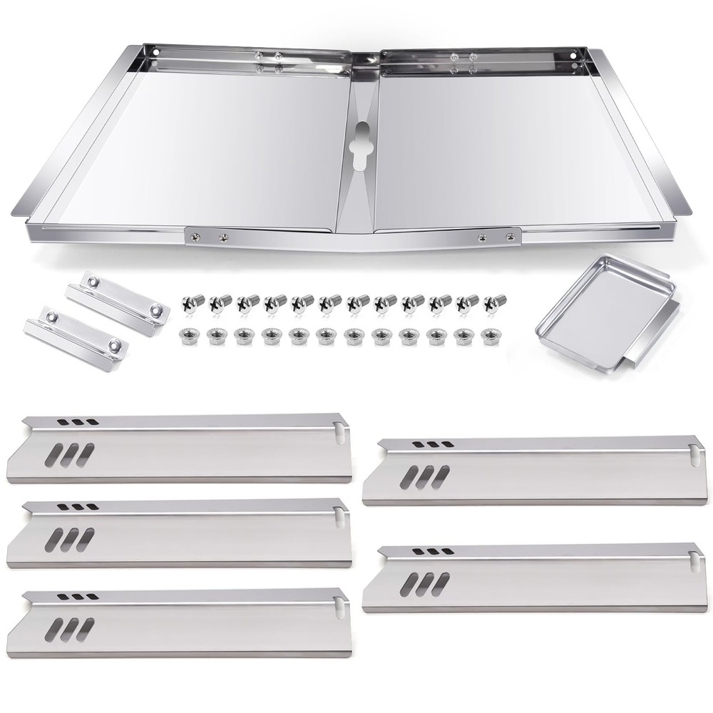 Adjustable 24”-30” Grill Drip Pan Kits for Dyna Glo DGF493BNP, DGF510SBP, B…