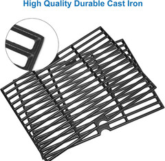 Cast Iron Cooking Grates for Dyna-Glo DGF350CSP 2-Burner Grill 2pcs Replacement