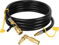 12FT RV Quick Connect Propane Hose for 17″ 22″ Blackstone Griddle