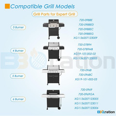 Replacement Parts Kit for Expert Grill 6 Burner 720-0969G 720-0969GA, Heat Shiel