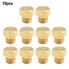 LP Gas Nozzle Kit Brass 0.8mm Orifice 10 or 20 Pack for BBQ Grill Adaptation