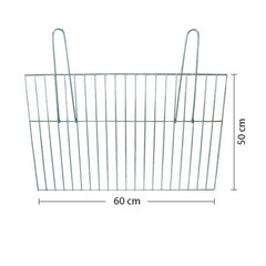 Grill 60×50 With Folding Handle Kamim Grid 0 5/32in Charcoal Replacement Rust