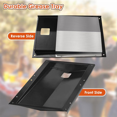 91354 Grease Tray for Weber Spirit 310 and 320 Series Grills with Side Control P