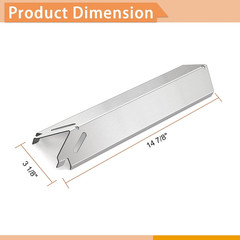 Heat Plate Replacement for Brinkmann 810-4221-S, 810-6420-S Gas Grill Models, He