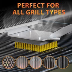 ENLOY Copper Wire Grill Brush Replacement Head, Head