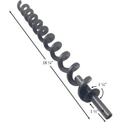 Pit Boss Auger Flighting Shaft 18.25″. Fits the PB700 series grills , 74079-AMP