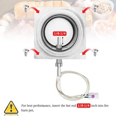 Fire Burn Pot and Hot Rod Ignitor Kit, Heavy Duty Fire Pot and Hot Rod/Grill …