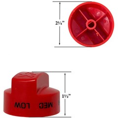 Camp Chef Flat Top Grill 600, Red Knob: CCH3-2