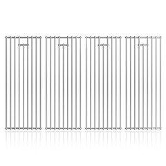 4Pack 19.25″ Stainless Steel Cooking Grates Replacement for BBQ Grill Parts, 7 B