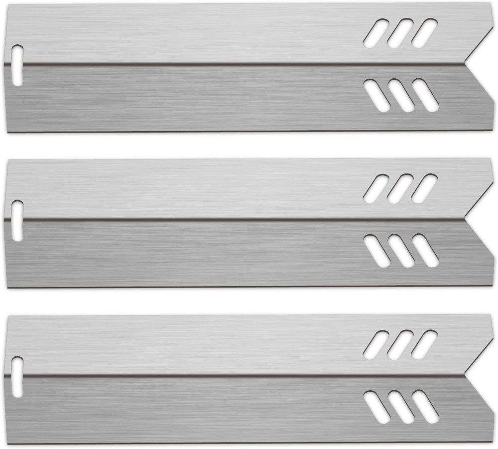 14 3/16” Grill Heat Plates Shield Heat Tent Burner Cover BBQ Gas Grill Parts for