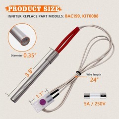 Unlock Grilling Excellence: 2 Pack Pellet Grill Igniters for Traeger & Pit Boss