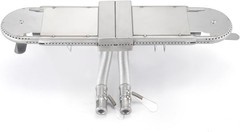 Universal Grill Replacement BBQ Adjustable Bar Burner Oblong Tube Burner