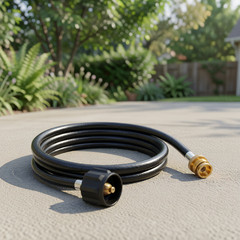 SHINESTAR 6FT Propane Hose Adapter, 1lb to 20lb Converter for Coleman Stove, Web