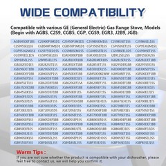 [Upgraded] WB29K10023 Range Medium Burner Cap Replacement Part, Fit for GE Ga…