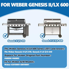 Safbbcue 66803/66096 18.75″ Stainless Steel Cooking Grates Replacement Parts for