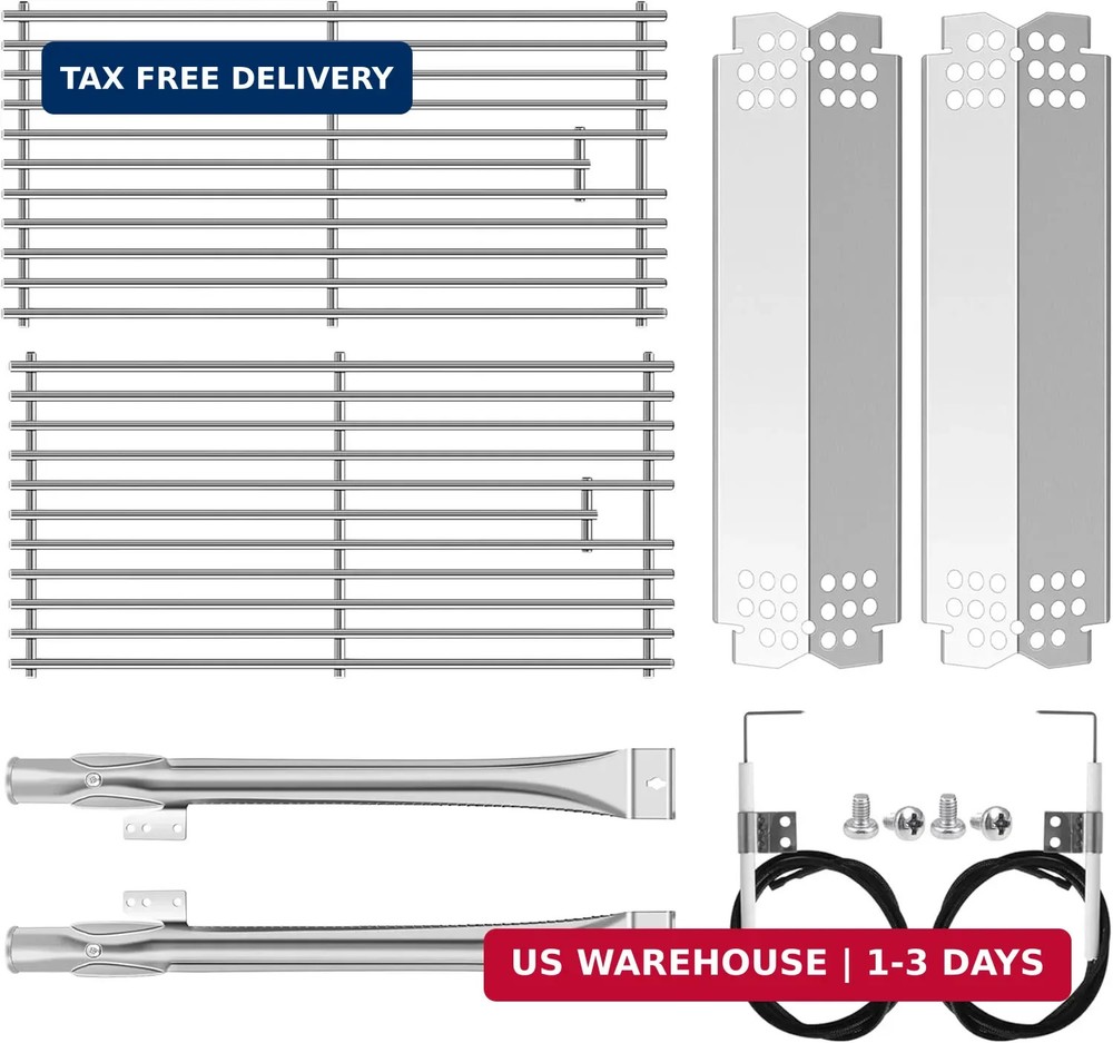 Grill Parts for Nexgrill replacement parts 2 Burner 720-0864 720-0864M,Stainless