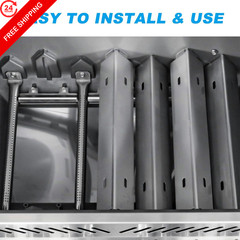 LS’BABQ 4 Pack Heat Plates Replacement for Napoleon Prestige 500 4 Pack-HP