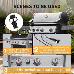 GS4 Igniter for Weber Genesis II Spirit II Gas Grills S310 E310 S210 E210