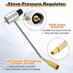 Lemfema 6Feet Propane Adapter Hose 1 Lb 20 Lb Converter 5430 Stove Pressure