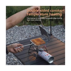 Campingmoon Campfire Sandwich Maker Camping BreadToaster Aluminum H… Fast Ship