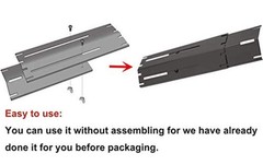Universal Adjustable Grill Heat Plate Replacement for Gas Grill, Porcelain 5