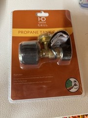 HD Designs Grill Propane Tank Gauge With Automatic Shutoff Leak Detector