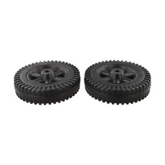 6 Inch Grill Wheels 2 Pack Plastic Replacement for Most Grill Models