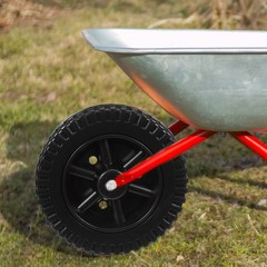 2 PCS Hollow Blow Molding Wheel Grill Replacement Bbq Wheels Garden Tiller Kits