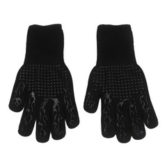 Heat Resistant Barbecue Gloves With Extended Cuff For Grilling And Oven Use