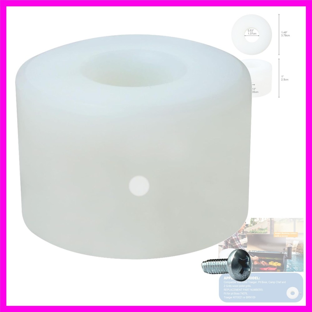 Auger Motor Bushing Part Compatible with Traeger, Pit Boss, Camp Chef & Z Gri…