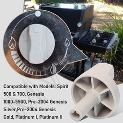 3-Pack Grill Replacement Control Knobs for Weber Spirit & Genesis Models