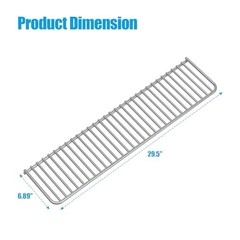 Stainless Steel BBQ Warming Rack for 30″ Grills – Replacement Grate Accessory