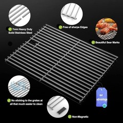 Stainless Steel Grill Grates Replacement Fits Nexgrill Charbroil Expert Grill US
