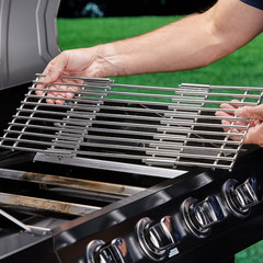 Master Forge 19.5″ x 7.75″ Expandable Stainless Steel Grilling Grate – Universal